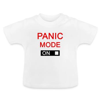 Mode panique sur le mode panique échapper échapper échapper - T-shirt bio col rond Bébé - blanc - Devant