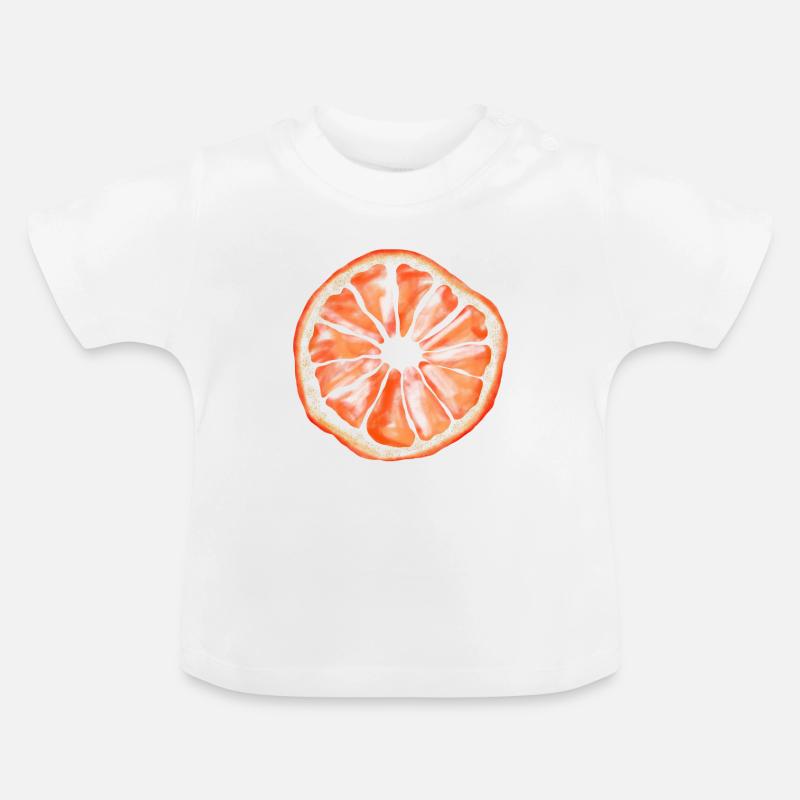 Grapefruit - Baby Bio-T-Shirt mit Rundhals - Weiß
