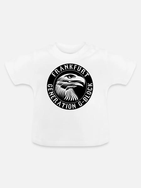 Frankfurt Generation G Block - Baby Bio-T-Shirt mit Rundhals - Weiß