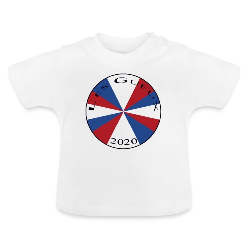 Geuzenvlag rond 2020 - Baby biologisch T-shirt met ronde hals