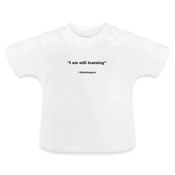 Michel Angelo - Baby Bio-T-Shirt mit Rundhals - Weiß - Vorne
