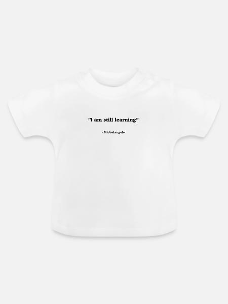 Michel Angelo - T-shirt bio col rond Bébé - blanc