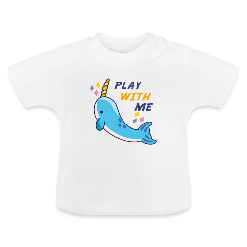 PLAY WITH ME - Baby Organic T-Shirt with Round Neck