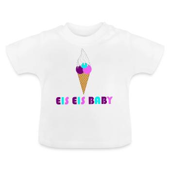 EIS EIS BABY - Baby Bio-T-Shirt mit Rundhals - Weiß - Vorne