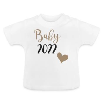 Bébé 2022 - T-shirt bio col rond Bébé - blanc - Devant