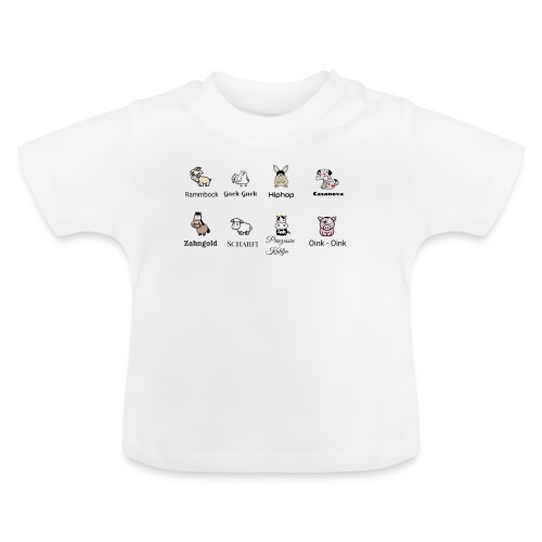 Tiergang by Tapferherzspiele - Baby Bio-T-Shirt mit Rundhals