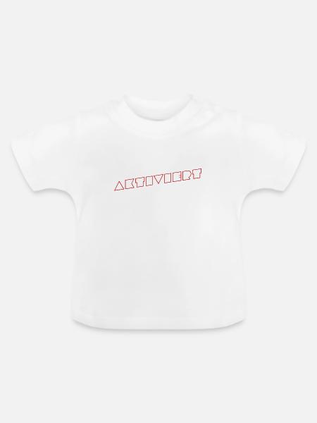 ich wurde aktiviert - Baby Bio-T-Shirt mit Rundhals - Weiß
