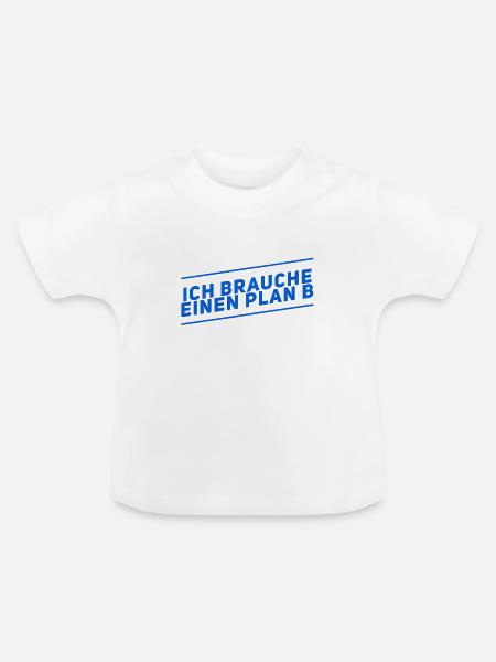 Plan B - Baby Bio-T-Shirt mit Rundhals - Weiß