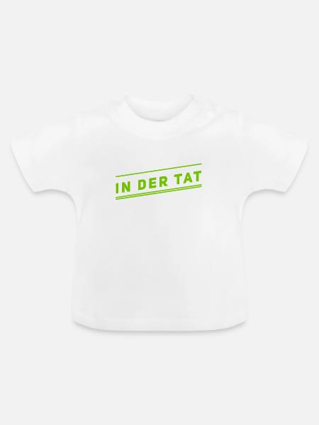 in der Tat - Baby Bio-T-Shirt mit Rundhals - Weiß