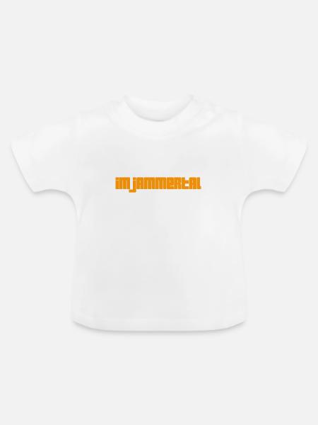 im tiefsten Jammertal - Baby Bio-T-Shirt mit Rundhals - Weiß