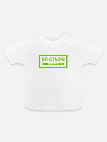 immer cool bleiben - Baby Bio-T-Shirt mit Rundhals - Weiß