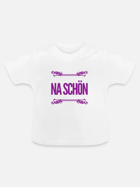 wie toll - Baby Bio-T-Shirt mit Rundhals - Weiß