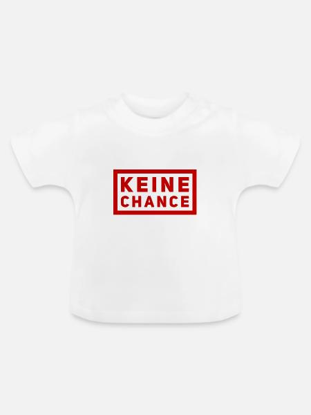 ich bin ein Sieger - Baby Bio-T-Shirt mit Rundhals - Weiß