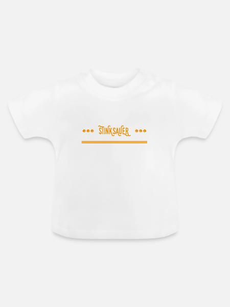 ich koche vor Wut - Baby Bio-T-Shirt mit Rundhals - Weiß