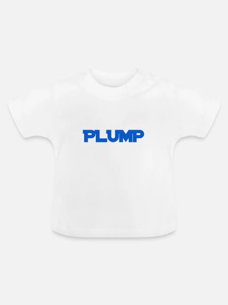 ich bin unbeholfen - Baby Bio-T-Shirt mit Rundhals - Weiß