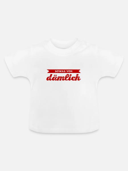 beknackt - Baby Bio-T-Shirt mit Rundhals - Weiß