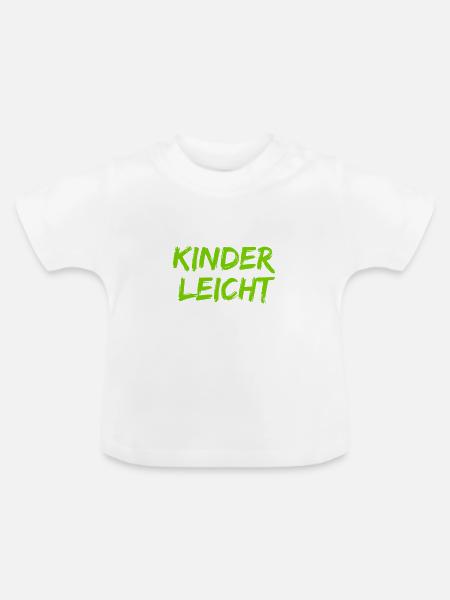 sowas von leicht - Baby Bio-T-Shirt mit Rundhals - Weiß