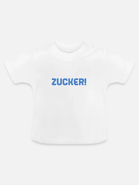 super - Baby Bio-T-Shirt mit Rundhals - Weiß