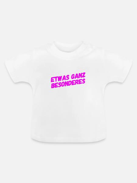 ganz besonders - Baby Bio-T-Shirt mit Rundhals - Weiß