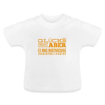 Je cherche ma fortune - T-shirt bio col rond Bébé - blanc - Devant