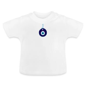 Nazar Boncugu - Baby Bio-T-Shirt mit Rundhals - Weiß - Vorne
