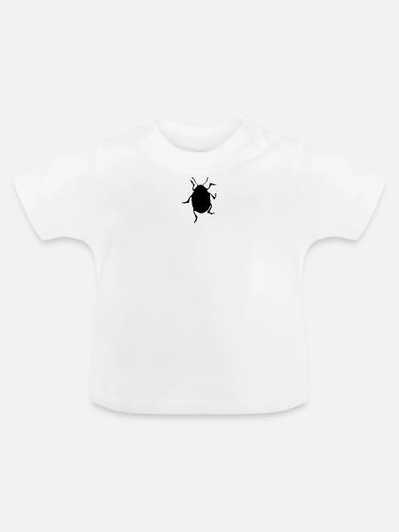 Kartoffelkaefer - Baby Bio-T-Shirt mit Rundhals - Weiß