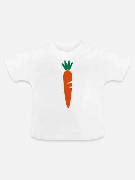 Moehre - Baby Bio-T-Shirt mit Rundhals - Weiß