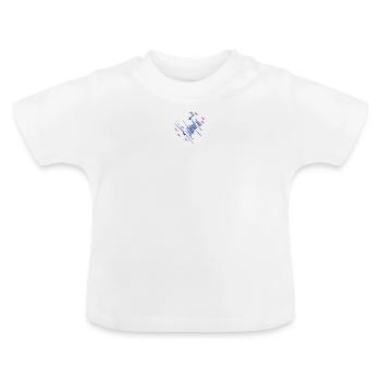 Kindergarten 2023 - Baby Bio-T-Shirt mit Rundhals - Weiß - Vorne