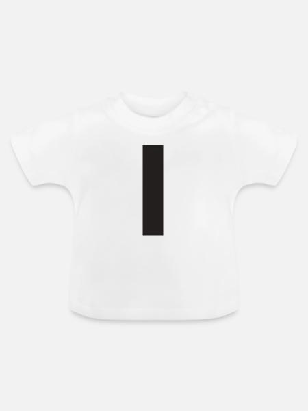 I - Baby Bio-T-Shirt mit Rundhals - Weiß