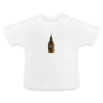 Big Ben London - T-shirt bio col rond Bébé - blanc - Devant