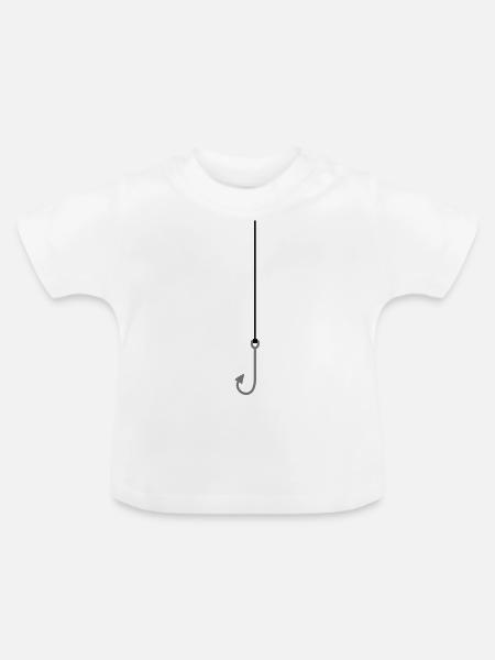 hook - Baby Bio-T-Shirt mit Rundhals - Weiß