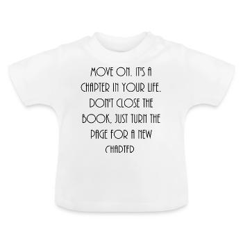 Proverbe - T-shirt bio col rond Bébé - blanc - Devant