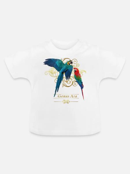 Aras - Baby Bio-T-Shirt mit Rundhals - Weiß