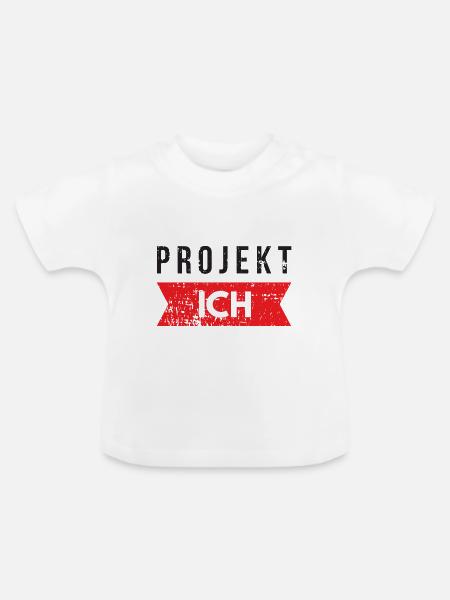 Selbstmotivation - Baby Bio-T-Shirt mit Rundhals - Weiß
