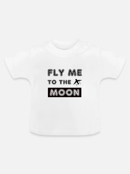 Pilot - Baby Bio-T-Shirt mit Rundhals - Weiß