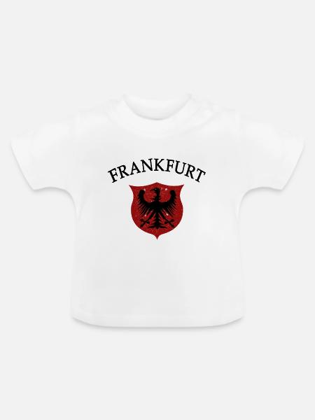 Frankfurter - Baby Bio-T-Shirt mit Rundhals - Weiß