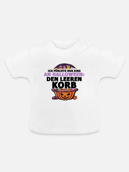 Halloween Edition by Printflow - Baby Bio-T-Shirt mit Rundhals - Weiß