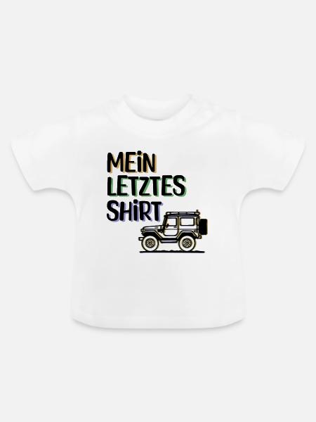 Wanderer Camping Statement Campingplatz Ferien - Baby Bio-T-Shirt mit Rundhals - Weiß