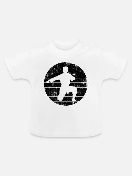 Karateka - Baby Bio-T-Shirt mit Rundhals - Weiß