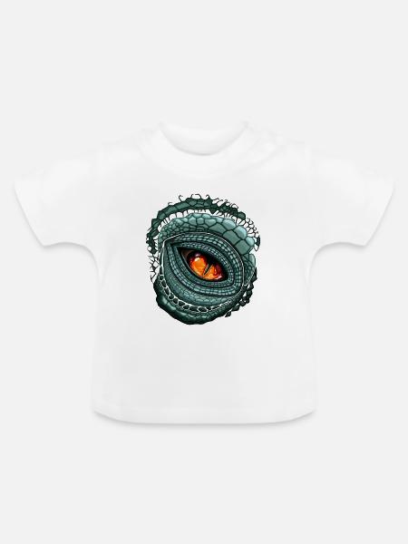 Ur-Augenräuber - Baby Bio-T-Shirt mit Rundhals - Weiß