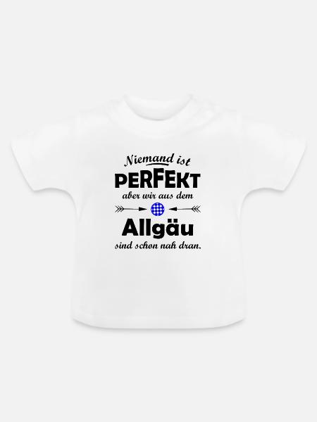 Die Allgäuer im Süden - Baby Bio-T-Shirt mit Rundhals - Weiß