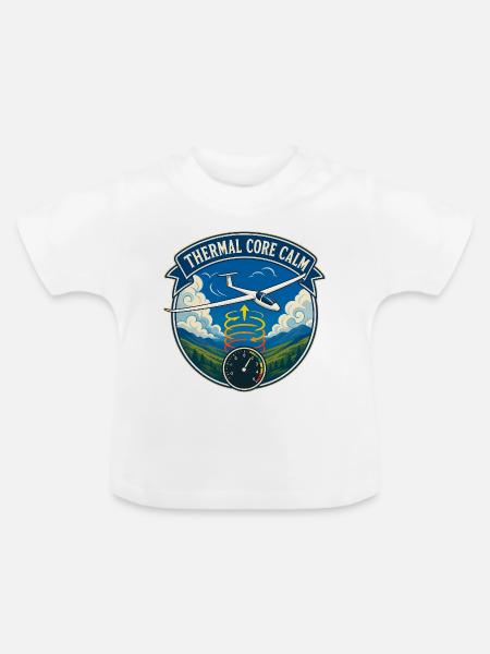 THERMAL CORE CALM - Baby Bio-T-Shirt mit Rundhals - Weiß