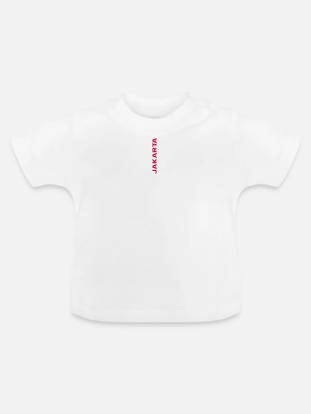 Jakarta - Baby Bio-T-Shirt mit Rundhals - Weiß