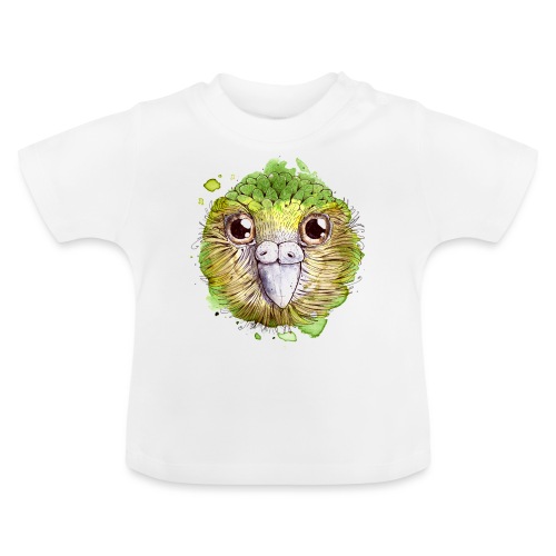 Kakapo Bird - Baby Organic T-Shirt with Round Neck