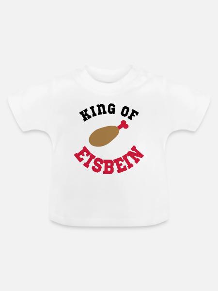 kochen - Baby Bio-T-Shirt mit Rundhals - Weiß