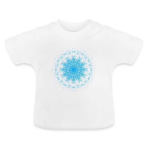 Mandala of ice - Baby Organic T-Shirt with Round Neck