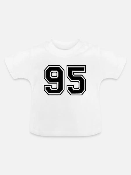 95 - Baby Bio-T-Shirt mit Rundhals - Weiß