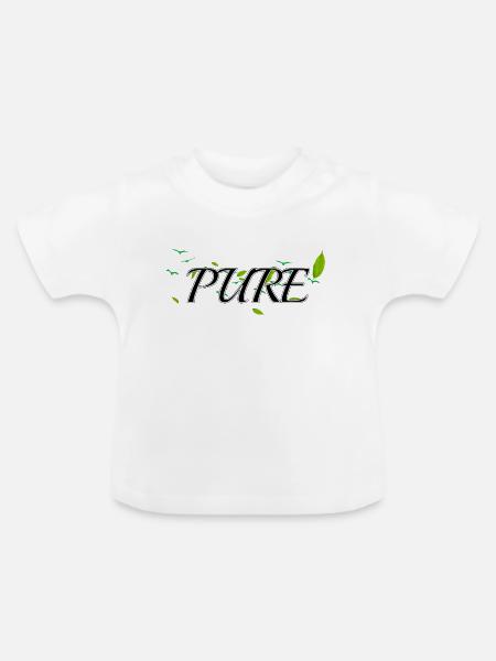 REINES BLK - Baby Bio-T-Shirt mit Rundhals - Weiß