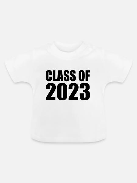 Class of 2023 - Baby Bio-T-Shirt mit Rundhals - Weiß