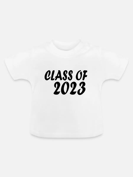 Class of 2023 - Baby Bio-T-Shirt mit Rundhals - Weiß